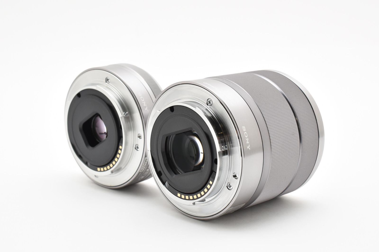 ♡美品♡ Sony ソニー Nex-5 シャッター数1500回　動作確認済 中古】SONY ソニー α NEX-5 シルバー ダブルレンズキット