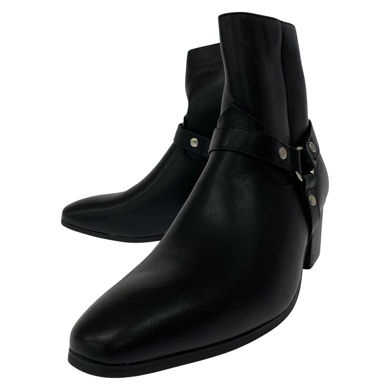 美品　HUNTER ブラック ショートブーツ LOVEHUNTER ラブハンター リングベルト ショートブーツ size44