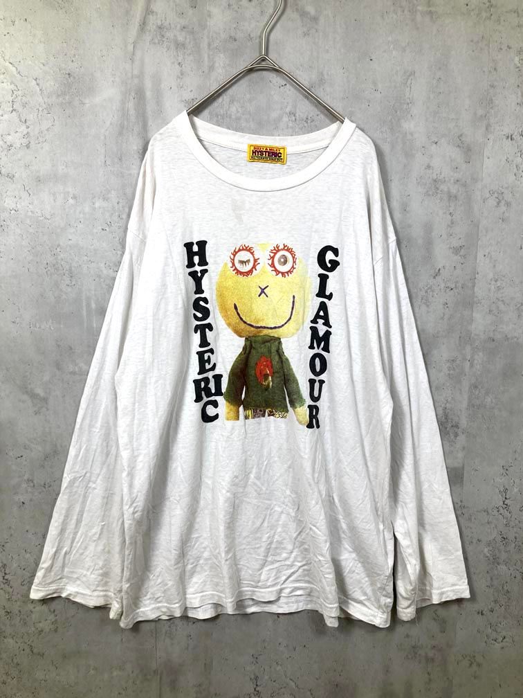 美品 Y2K Hysteric Glamour 長袖シャツ 白 FREE 綿 STYLING | HYSTERIC GLAMOUR ONLINE STORE ヒステリックグラマー