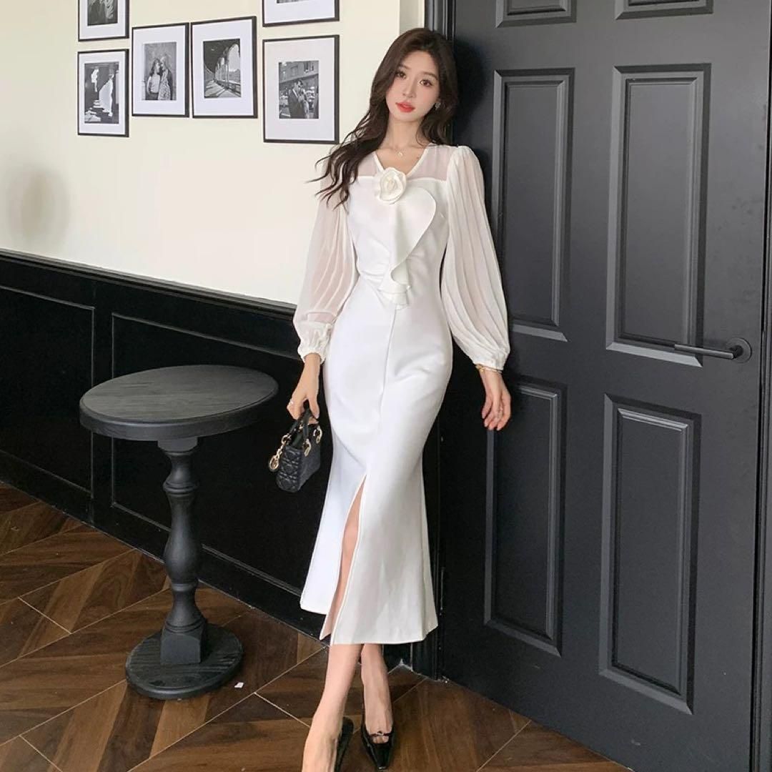 ひざ丈ワンピース パーティー向け フォーマル 美シルエット ひざ丈ワンピース パーティー向け フォーマル 美シルエット