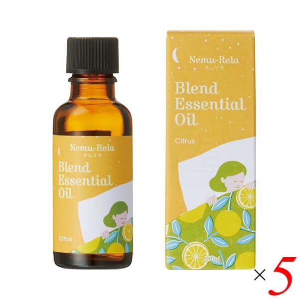 生活の木 ネムリラ シトラス セット ブレンド精油30ml入浴剤 スプレー 詰替 生活の木 ネムリラ ブレンド精油 シトラス 30mL 5本セット