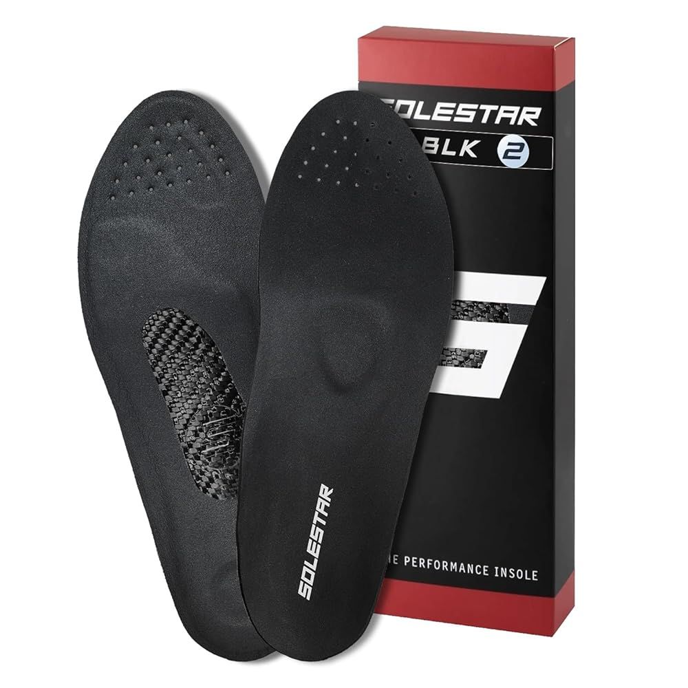 SOLESTAR ソールスター 自転車用 インソール BLK2-38 ブラック2 サイズ38 幅8.3cm 長さ24.2cm