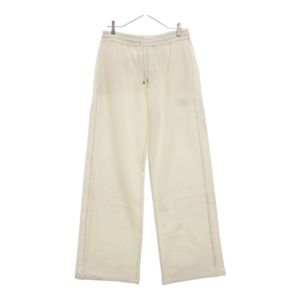 SAINT LAURENT PARIS (サンローランパリ) 23SS ドローコード リブ スウェット パンツ ホワイト 769061 Y36SW