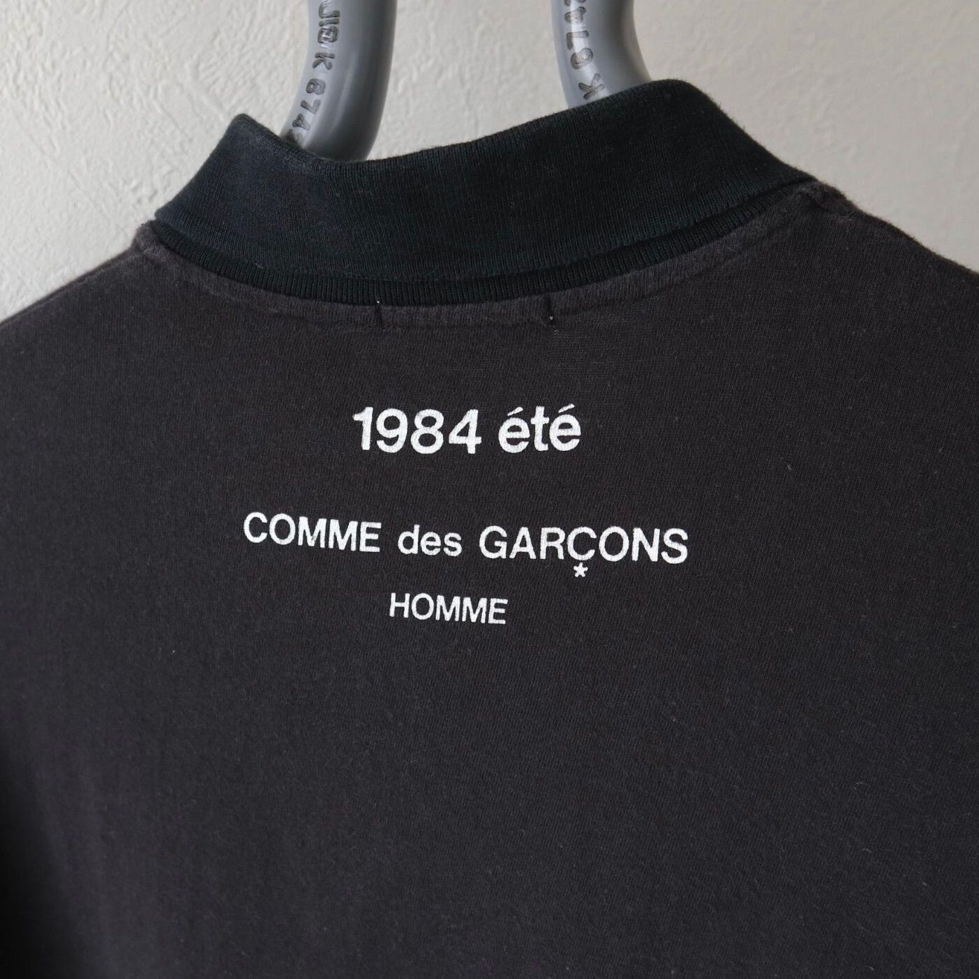 90s COMM des GARCONS HOMME ポロシャツ スウェット 黒 90s COMM des GARCONS HOMME ポロシャツ スウェット 黒 2025年