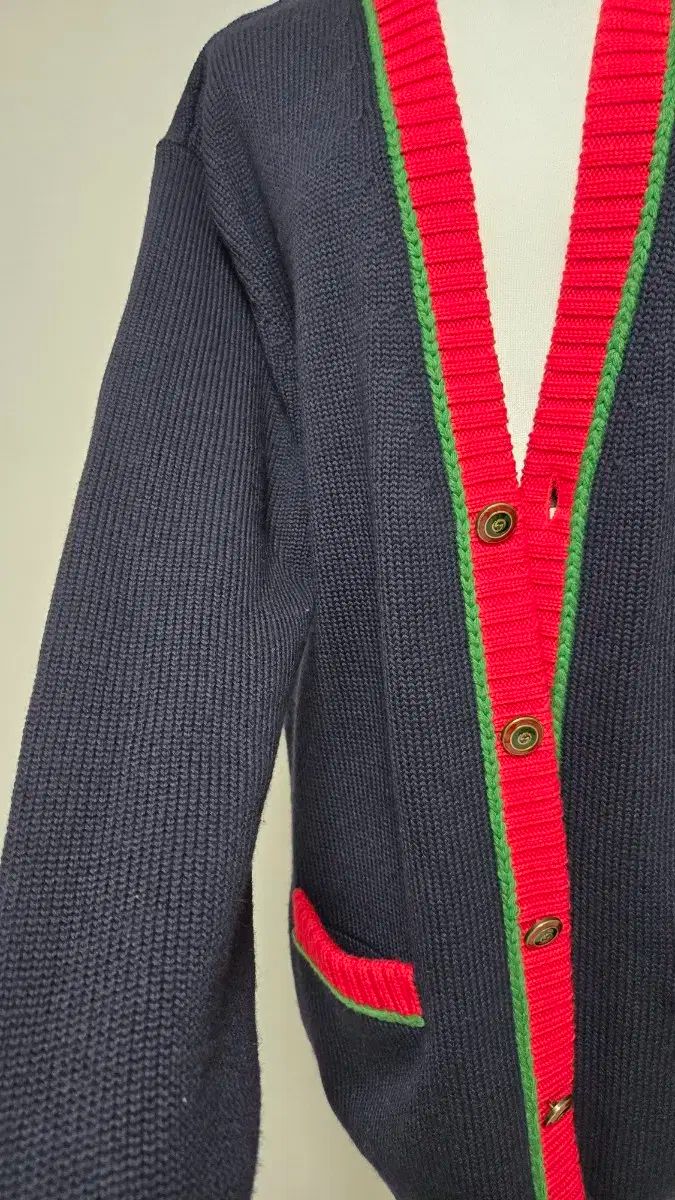 GUCCI ニューヨーク・ヤンキース カーディガン 100% Authentic GUCCI Blue Cardigan With NY Yankeestm Patch