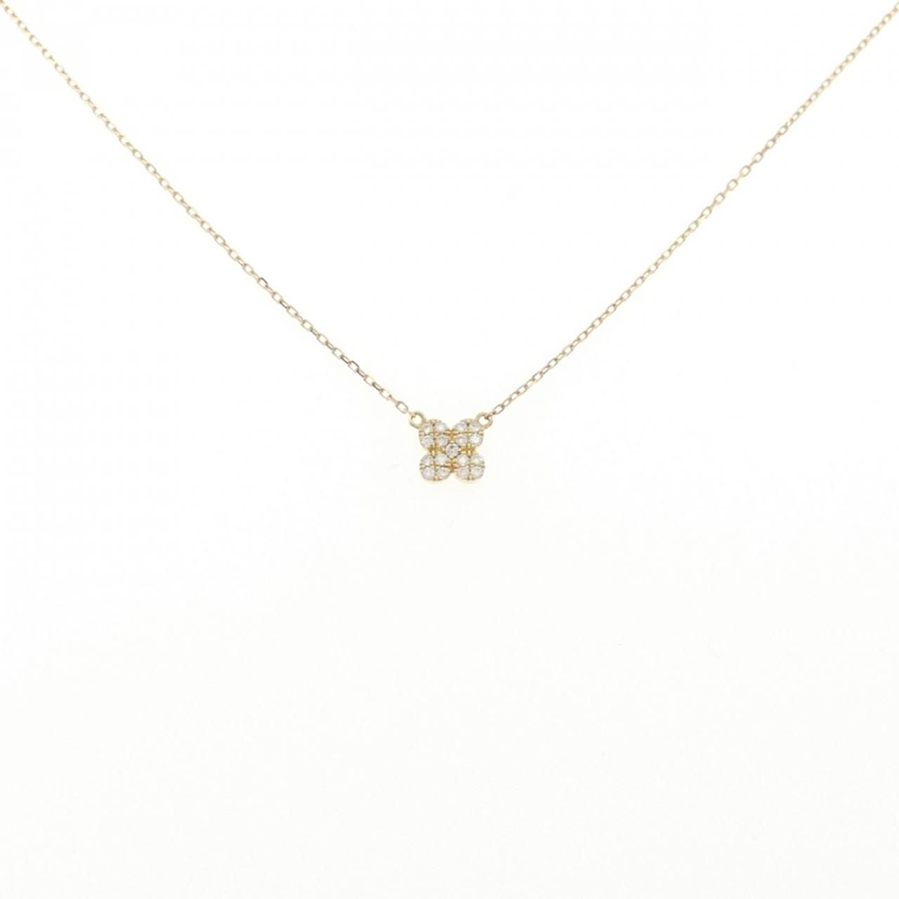 ヴァンドーム青山 ptダイヤモンド ネックレス 0.23ct HARRY WINSTON ハリーウィンストン リリークラスター FRDPMQRFLC