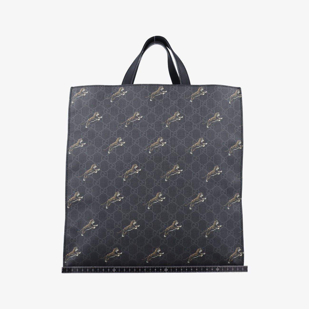 ✴︎極美品✴︎正規品✴︎GUCCI グッチ GGスプリーム ブラック タイガー GUCCI - GUCCI グッチ ハンドバッグ GGスプリーム タイガー