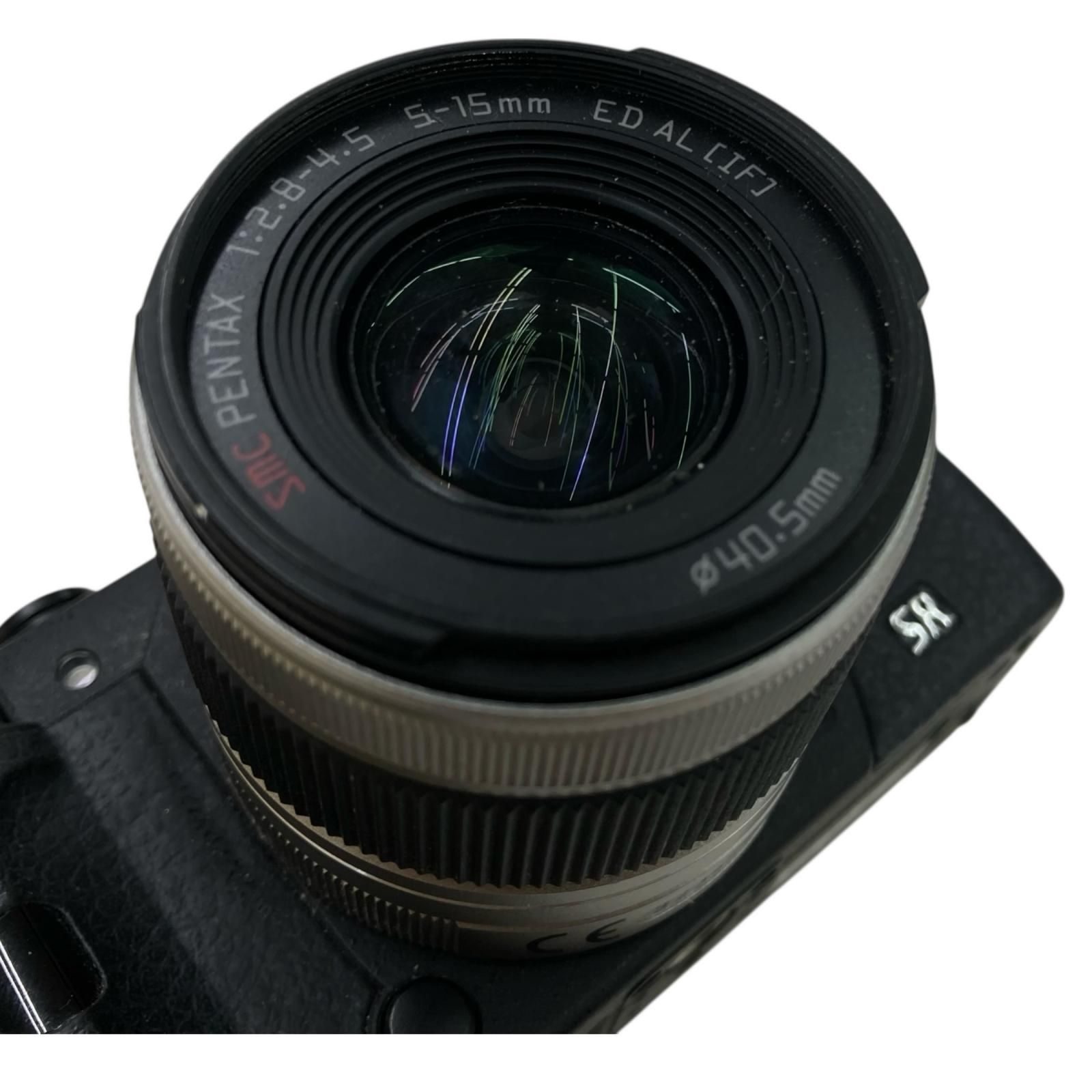  186000 動作未 PENTAX Q 本体 レンズ付き バッテリー付き その他 デジタルカメラ