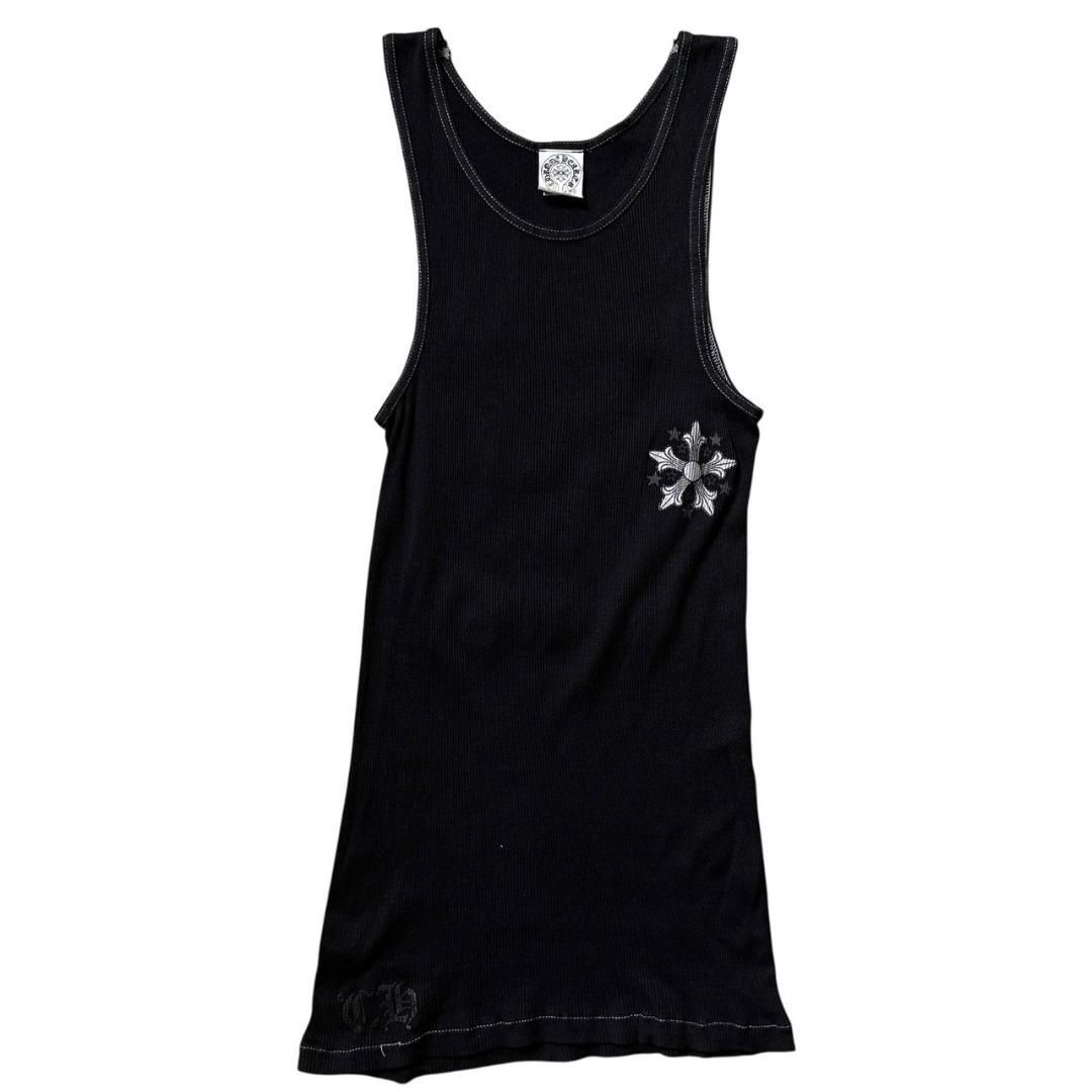 美品】クロムハーツ CHROME HEARTS スタークロス タンクトップ リブ