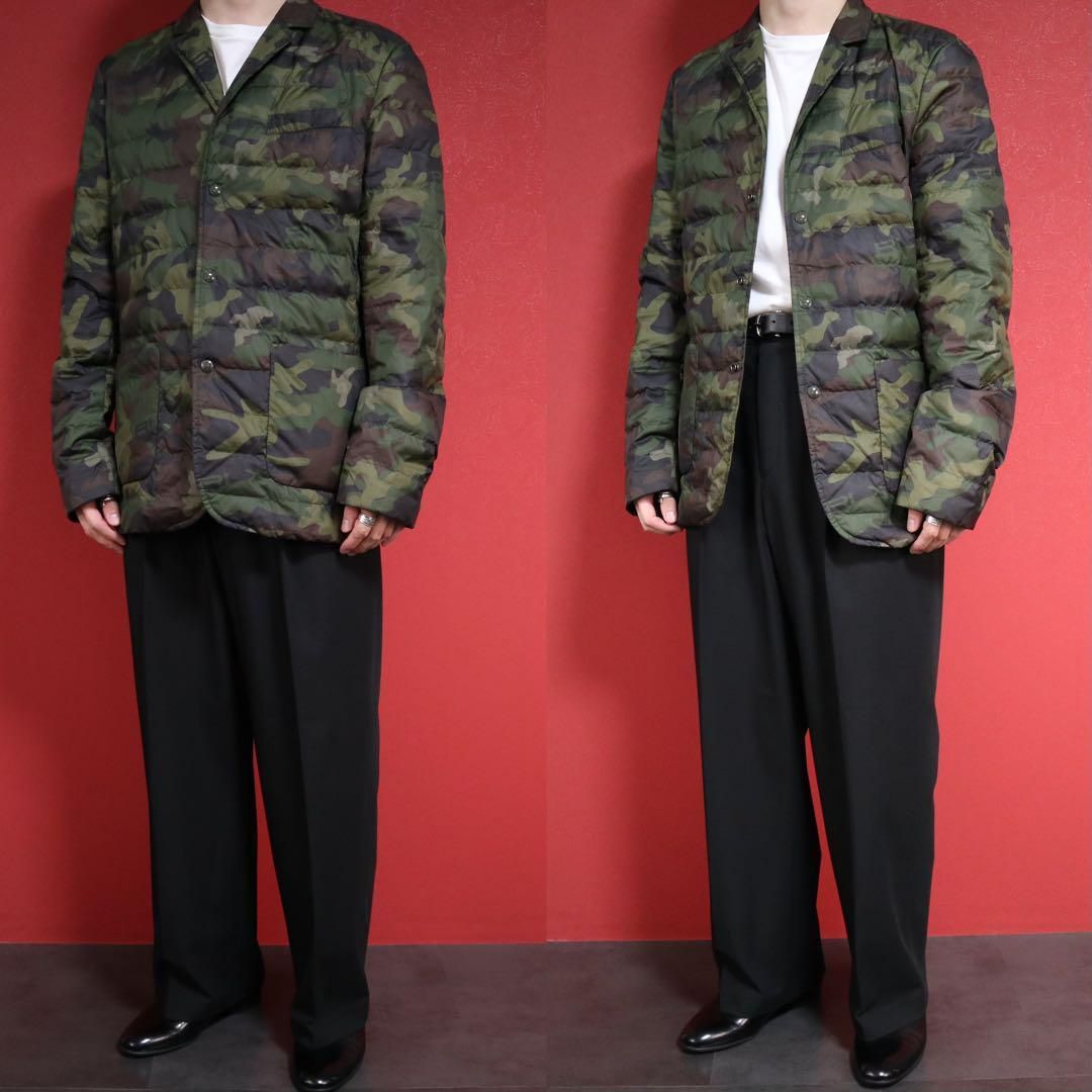 極美品】RLX RALPH LAUREN 迷彩柄 ダウンテーラードジャケット - メルカリ