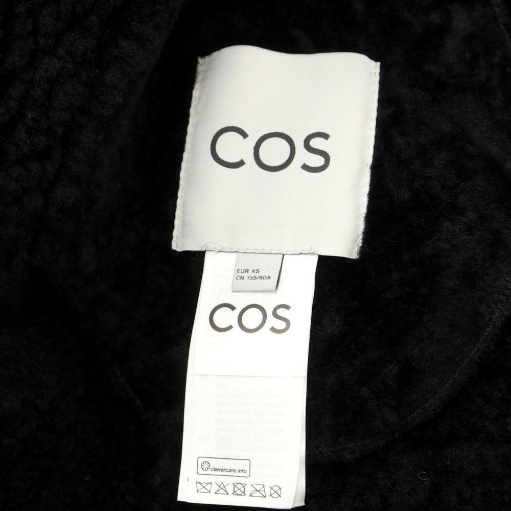 中古】コス COS 2023年秋冬 ラムレザー ボア リバーシブル レザー  