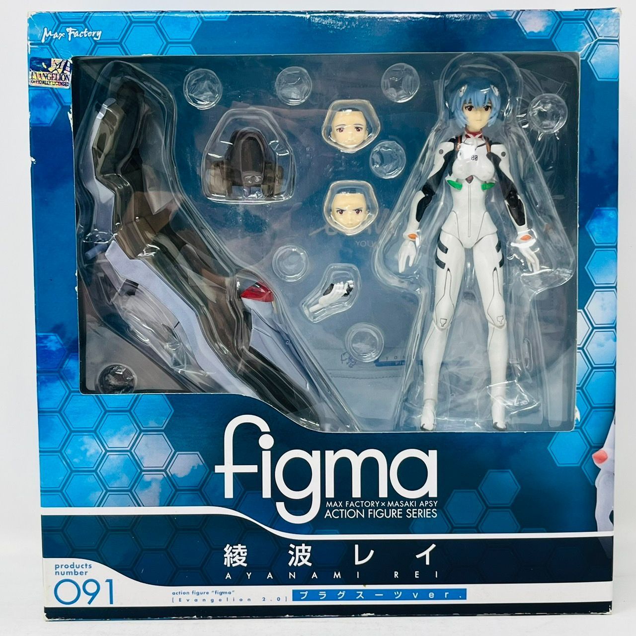 figma ヱヴァンゲリヲン新劇場版:破 綾波レイ プラグスーツver. フィギュア / 新世紀 エヴァンゲリオン ReiAyamani