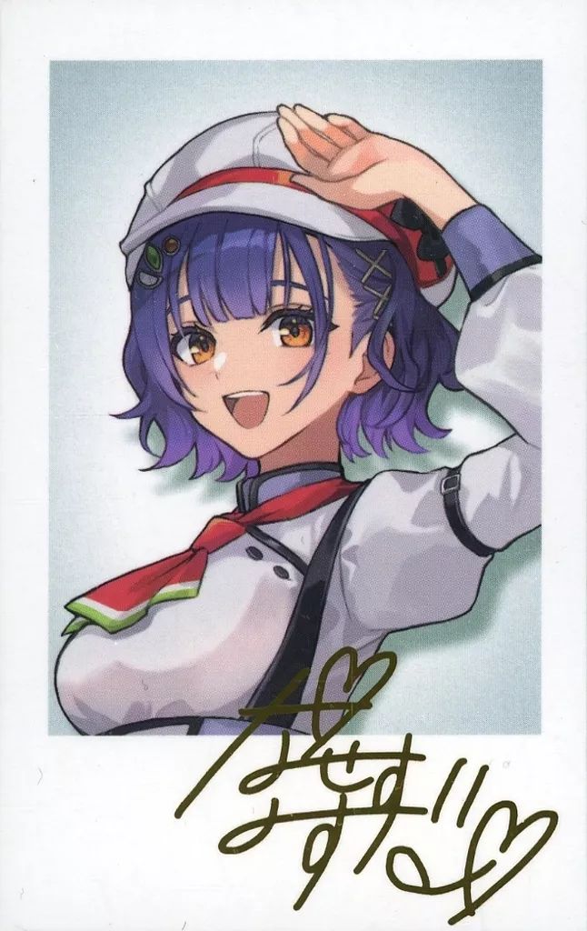 中古】キャラカード 七瀬すず菜(箔押し複製サイン入り) 「バーチャル