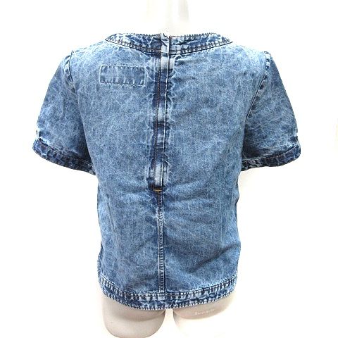 ミュベールのデニムシャツ ミュベールワーク MUVEIL WORK シャツ ブラウス プルオーバー