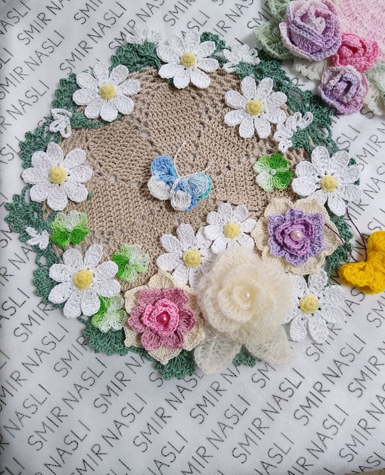 ꔛꕤ*夢が花開くドイリーꕤ…˖*ハンドメイド レース編み メルカリShops