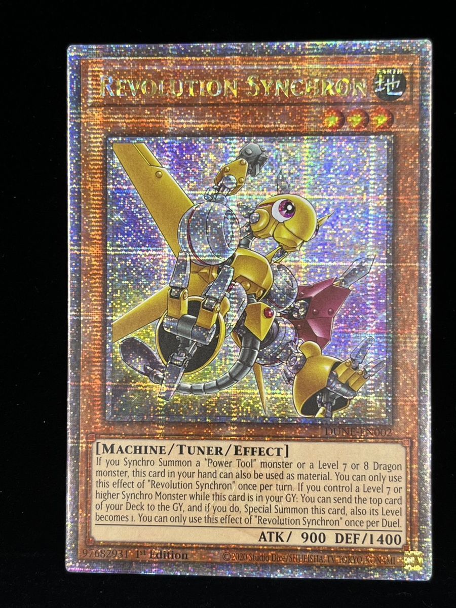 遊戯王 英語 北米版 レボリューション･シンクロン 25thシークレット 1st