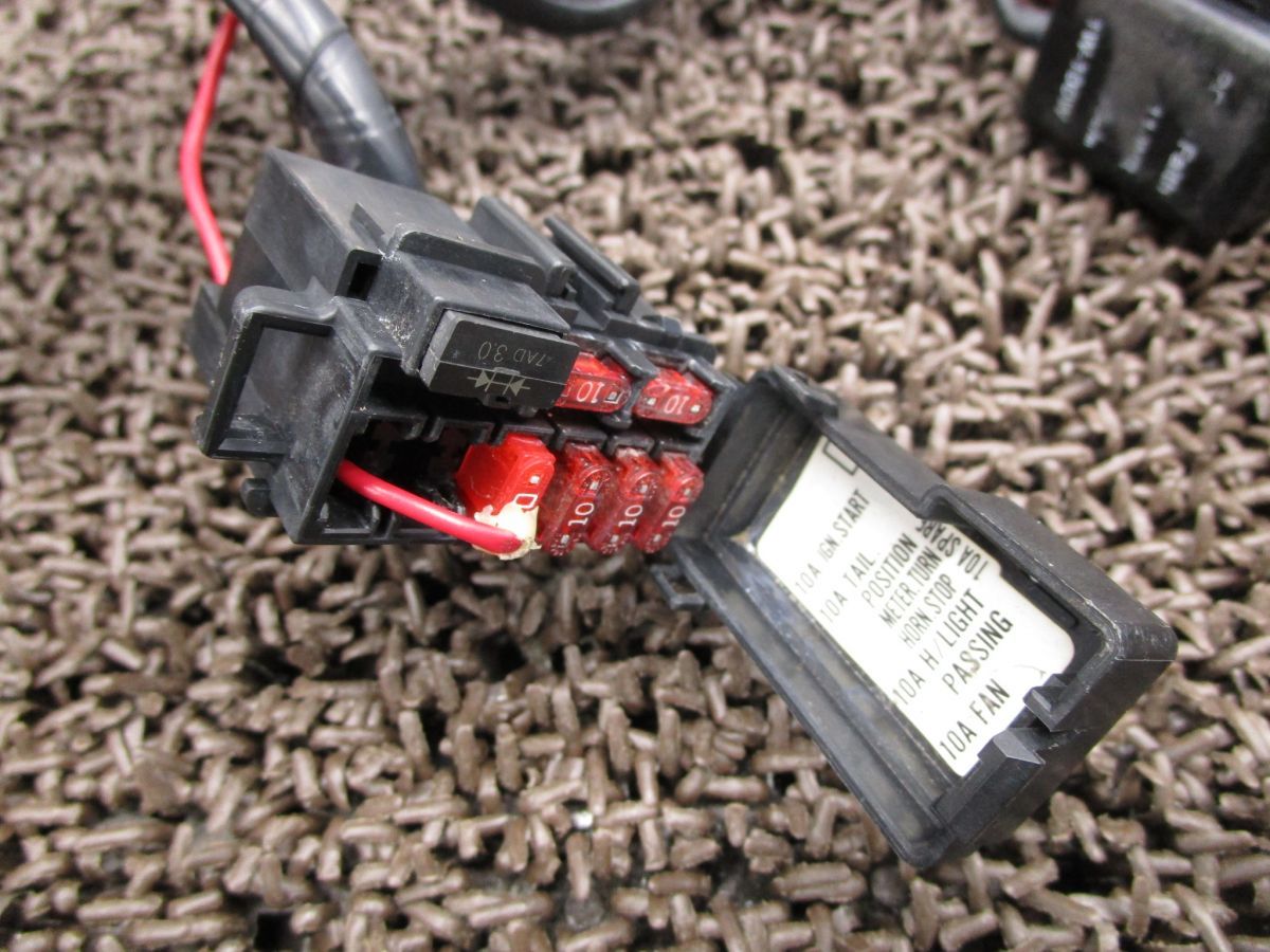 ホーネット250 メインハーネス A2337 レギュレター スターターリレー MC31 ホンダ MC14E Hornet キャブ車 動画有 BRIGHTFACE_UK