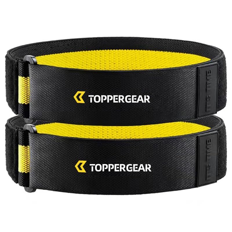 超激得 【新着商品】TOPPERGEAR オクルージョントレーニングバンド 加圧バンド 正規品 (Ｓサイズ 腕・脚セット, イエロー) その他