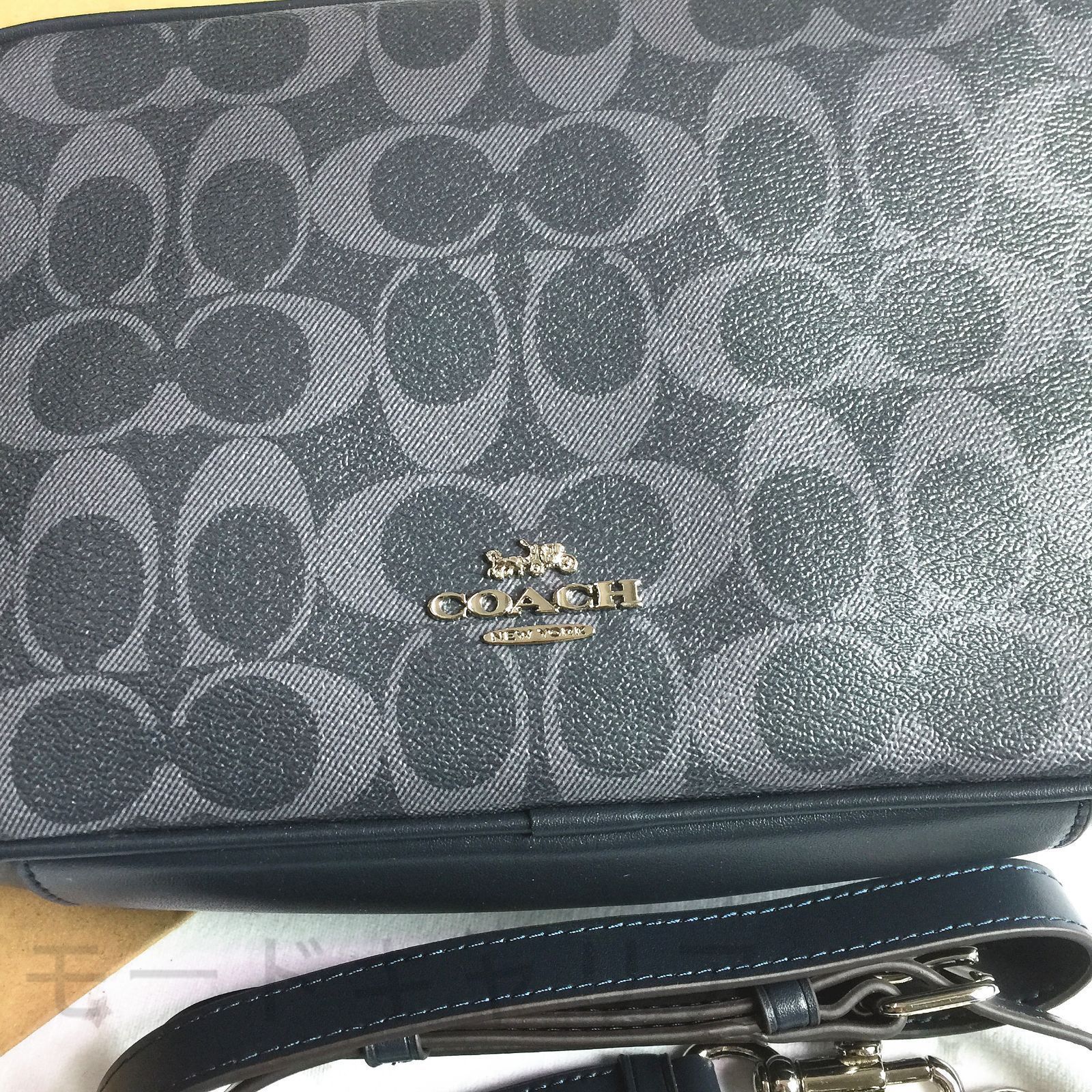 COACH コーチ バッグ F68167 デニム ダブルジップ ショルダーバッグ クロスボディー レディース アウトレット 新品未使用 - メルカリ