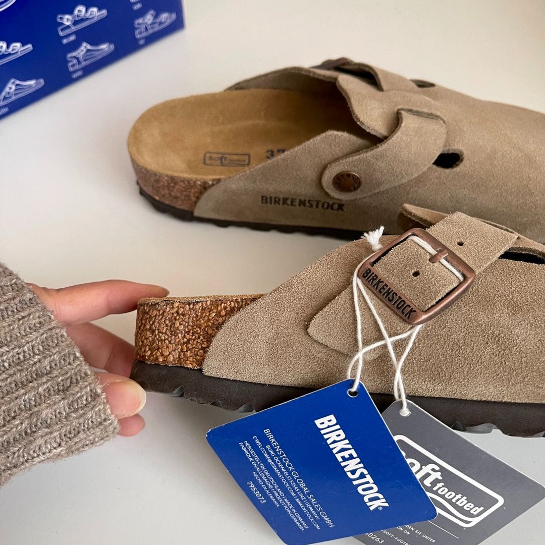 新品未使用 ⭐BIRKENSTOCK⭐ ビルケンシュトック ボストンスエード サンダル トープ # A6 メンズ サイズ - メルカリ