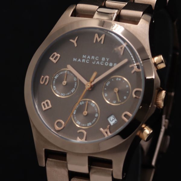 稼働 マークバイマークジェイコブス MBM3120 クロノグラフ