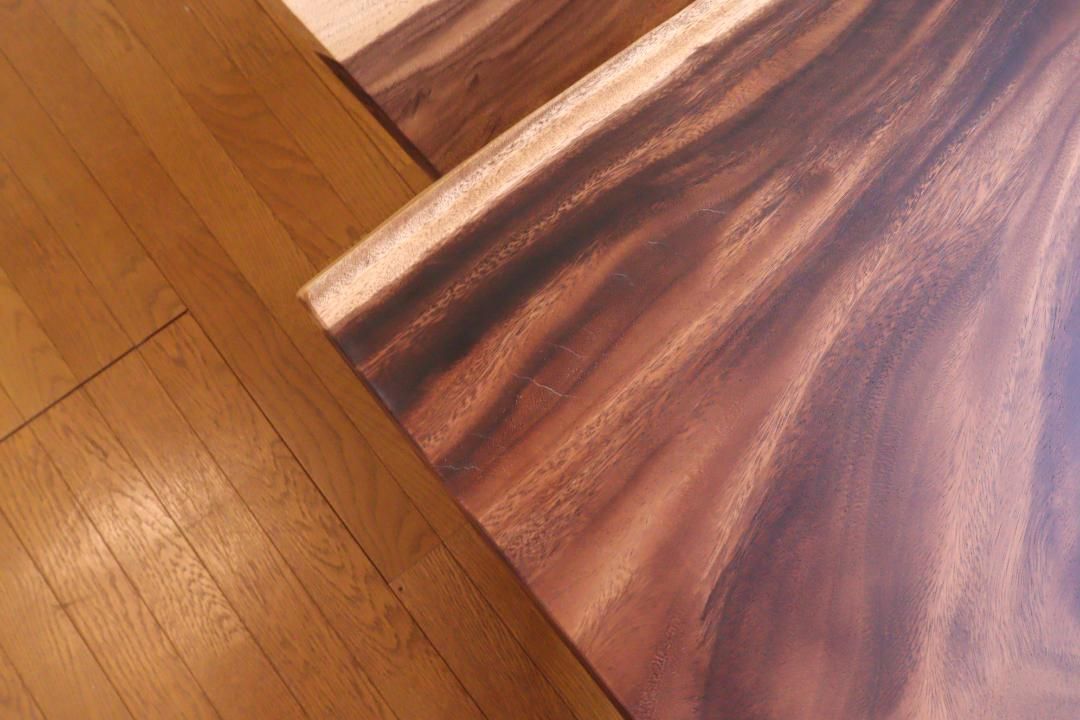 一枚板 テーブル ダイニングテーブル モンキーポッド 180cm 兼用 4人用