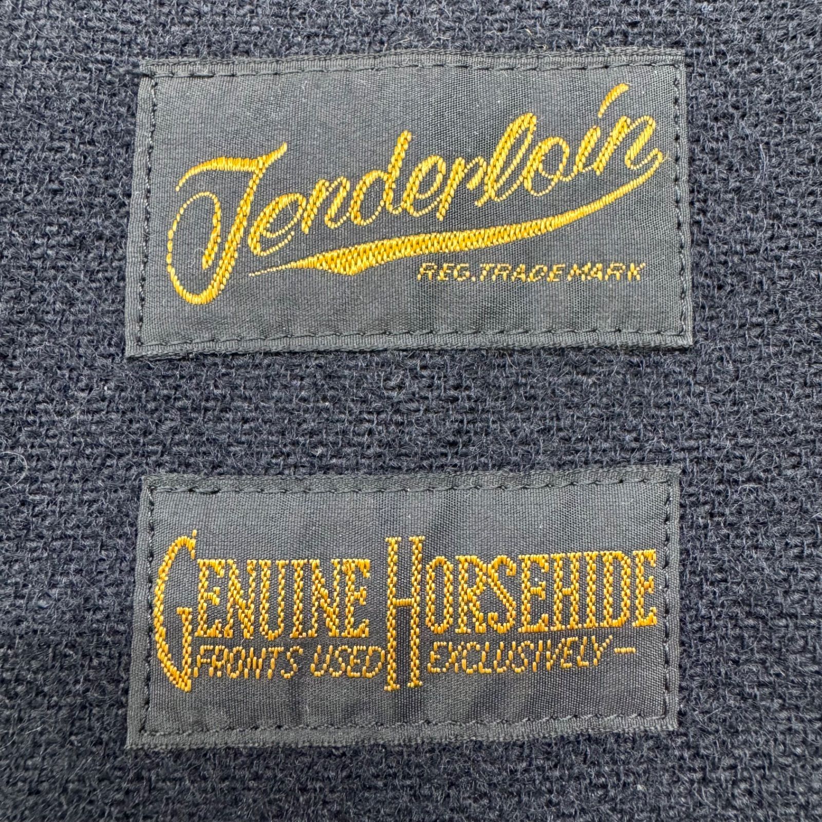 TENDERLOIN テンダーロイン T-HIDE S ショールカラー 茶芯 ホース 