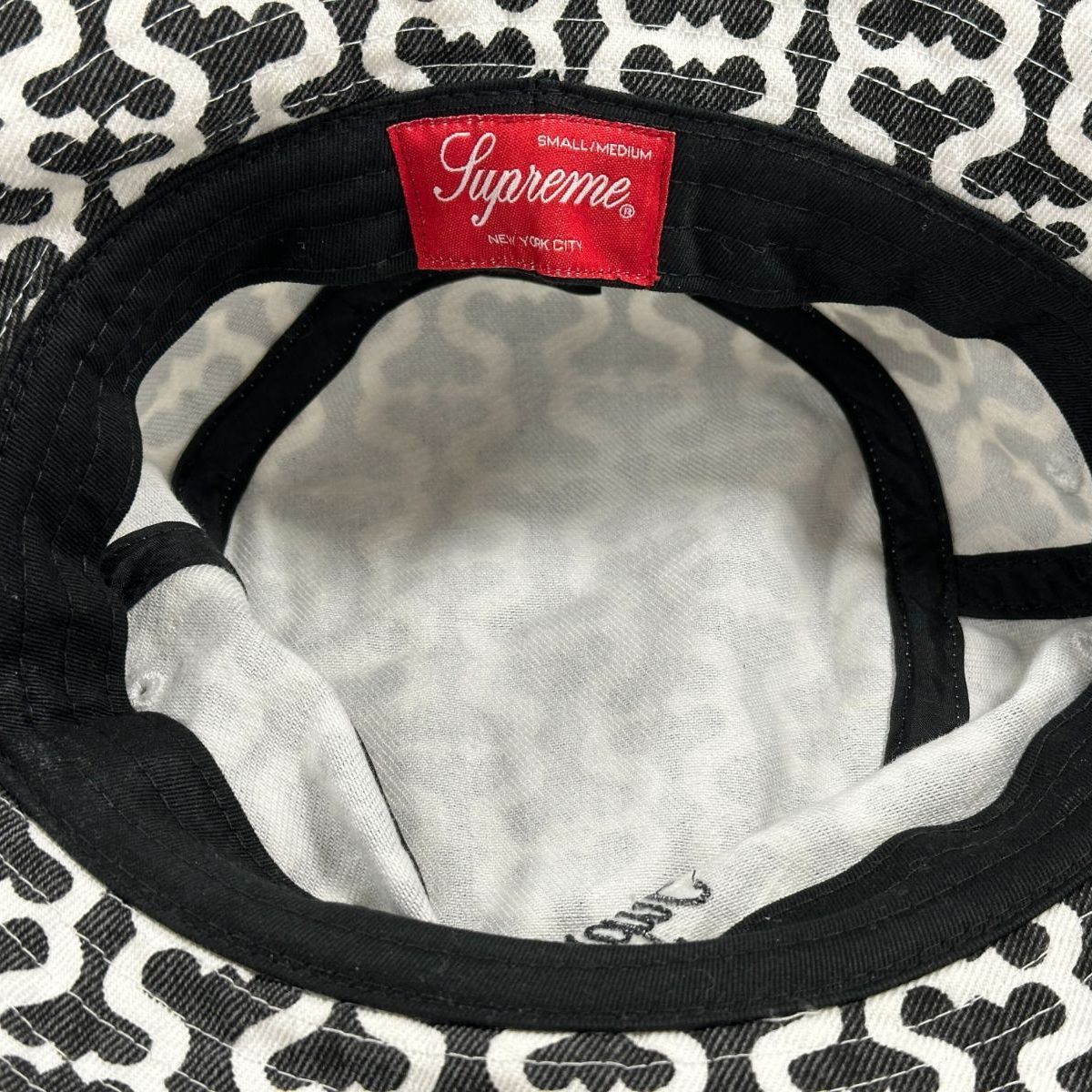 SUPREME 21SS モノグラム ツイル クラッシャー バケットハット SUPREME (シュプリーム) 21SS Twill Crusher モノグラム ツイル