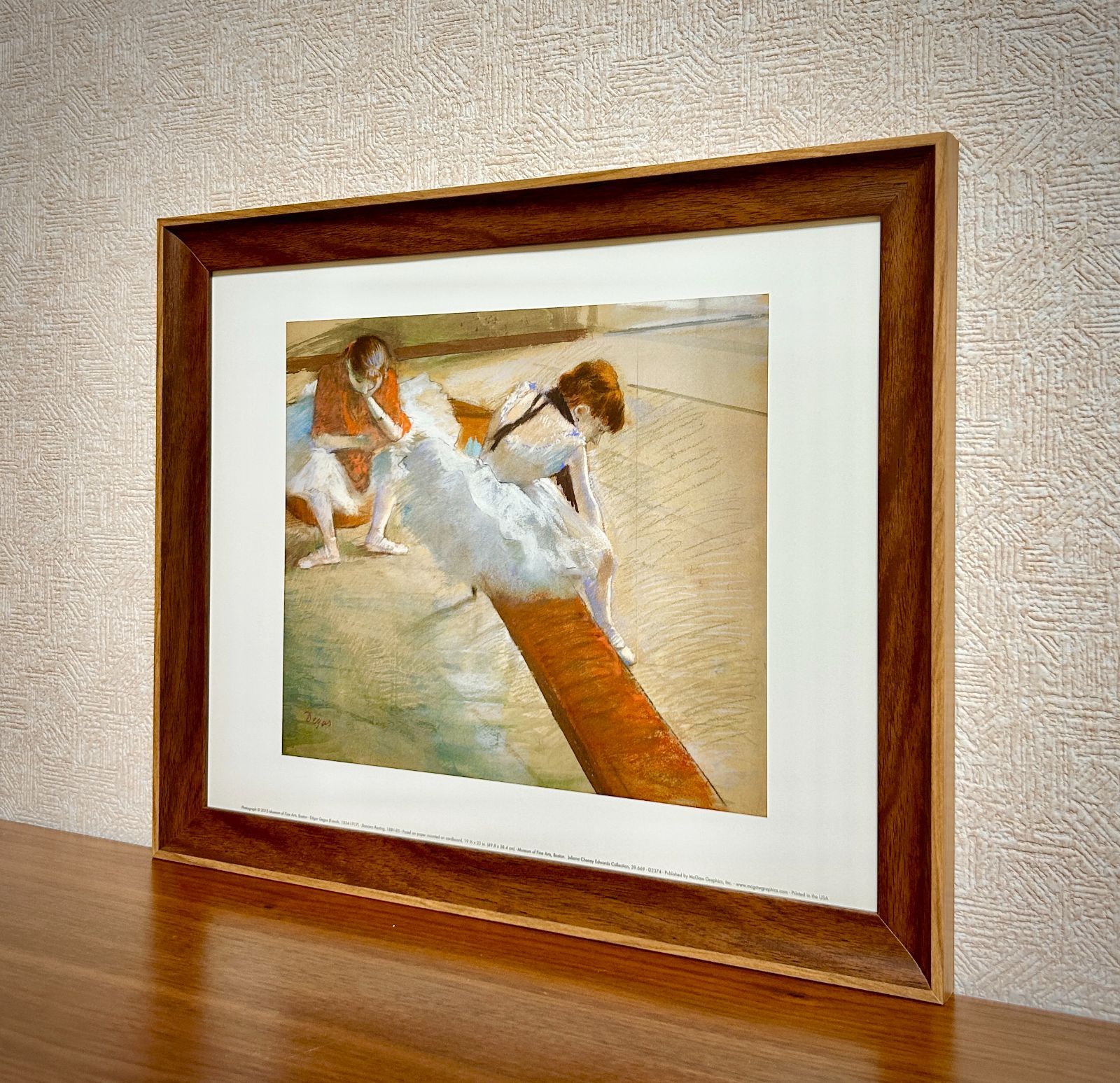 絵画 エドガー・ドガ アートポスター アラベスク 終幕 Edgar Degas（エドガー ドガ） アラベスクの幕切れ アート