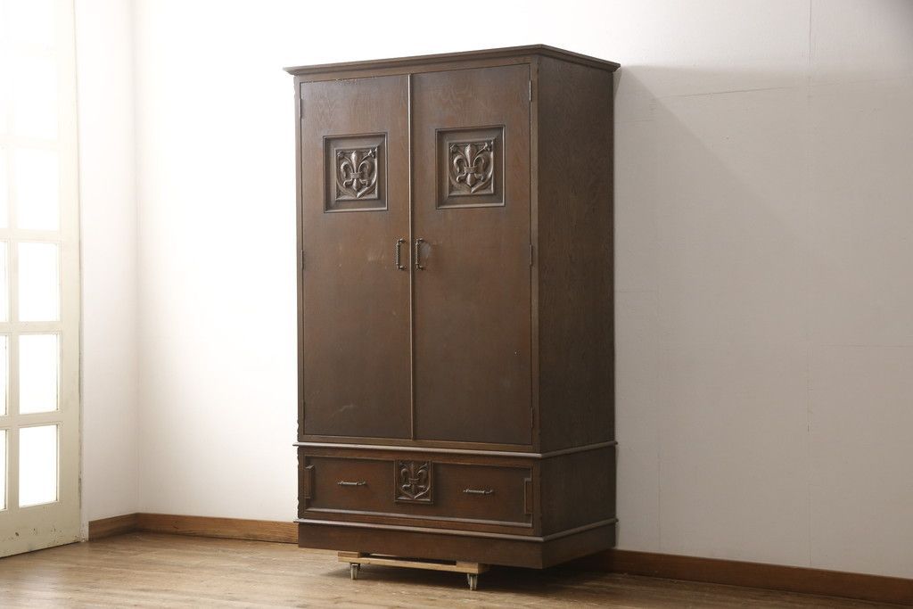 GMET17○ 永田良介商店 希少 最高級 ワードローブ 洋服箪笥 洋タンス 神 GMET17○ 永田良介商店 希少 最高級 ワードローブ 洋服箪笥 洋タンス 神