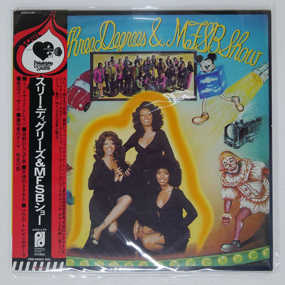 帯 国内盤 スリーディグリーズ/& MFSB ショー/PHILADELPHIA