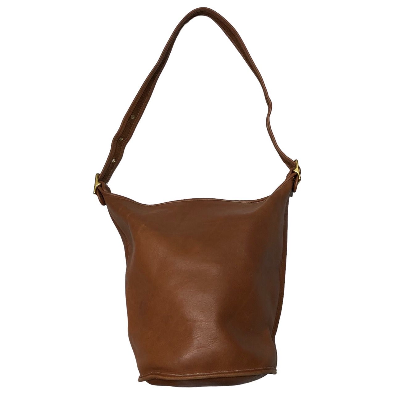 バッグ 90s old coach leather brown bag COACH(コーチ) 90's バケツ型 レザー ショルダーバッグ 肩掛け トート