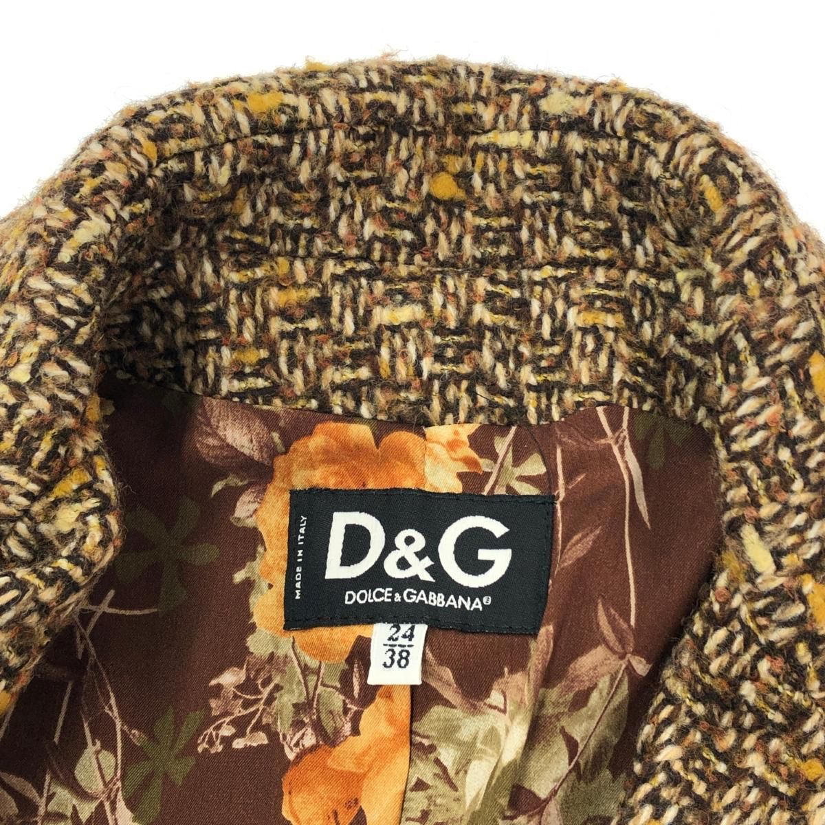 D&G ドルチェ＆ガッバーナ 異素材コンビデニムジャケット 38 インディゴブルー レディース 裏地花柄 240001083910 - メルカリ