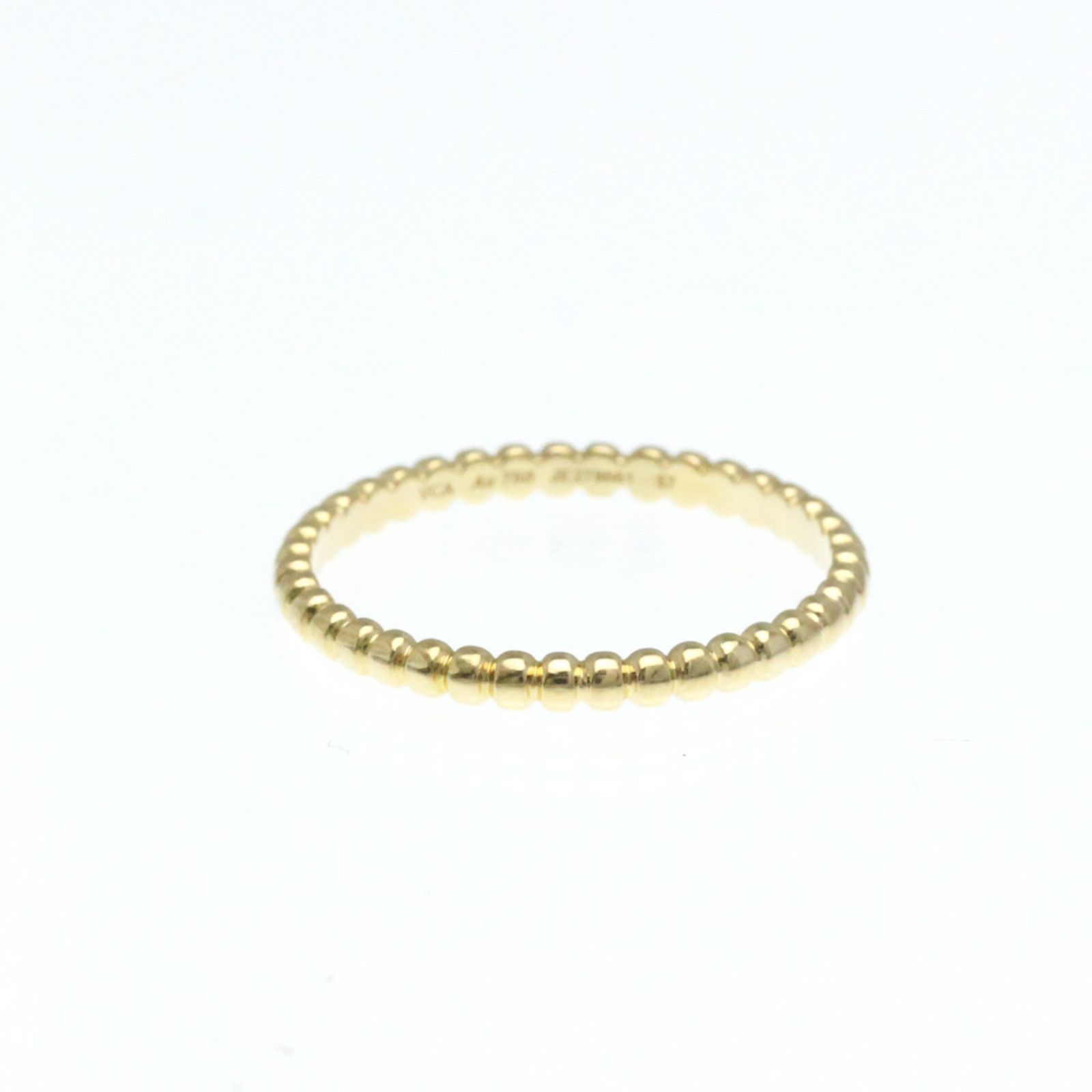 ヴァン クリーフ＆アーペル Van Cleef - Arpels ペルレ スモール リング K18イエローゴールド K18YG ファッション 無し バンドリング ゴールド