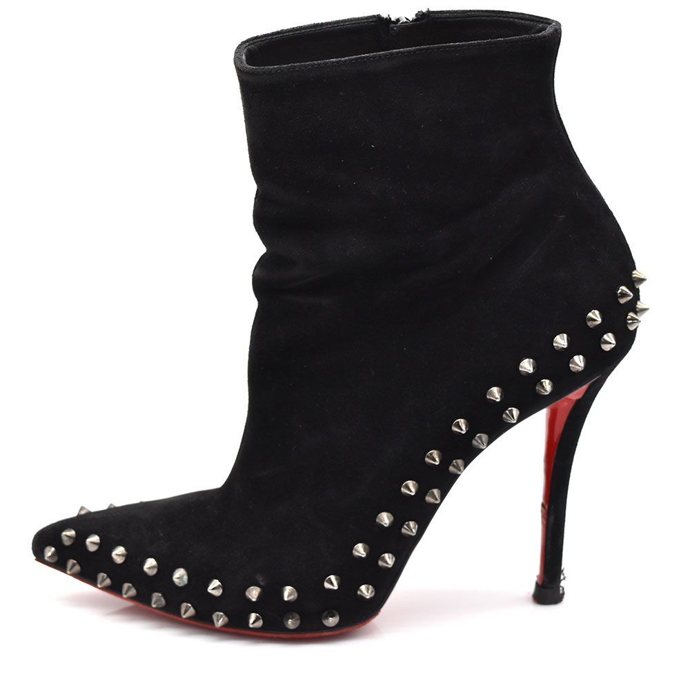 N0513】ルブタン Christian Louboutin スタッズブーツ 38(24.5