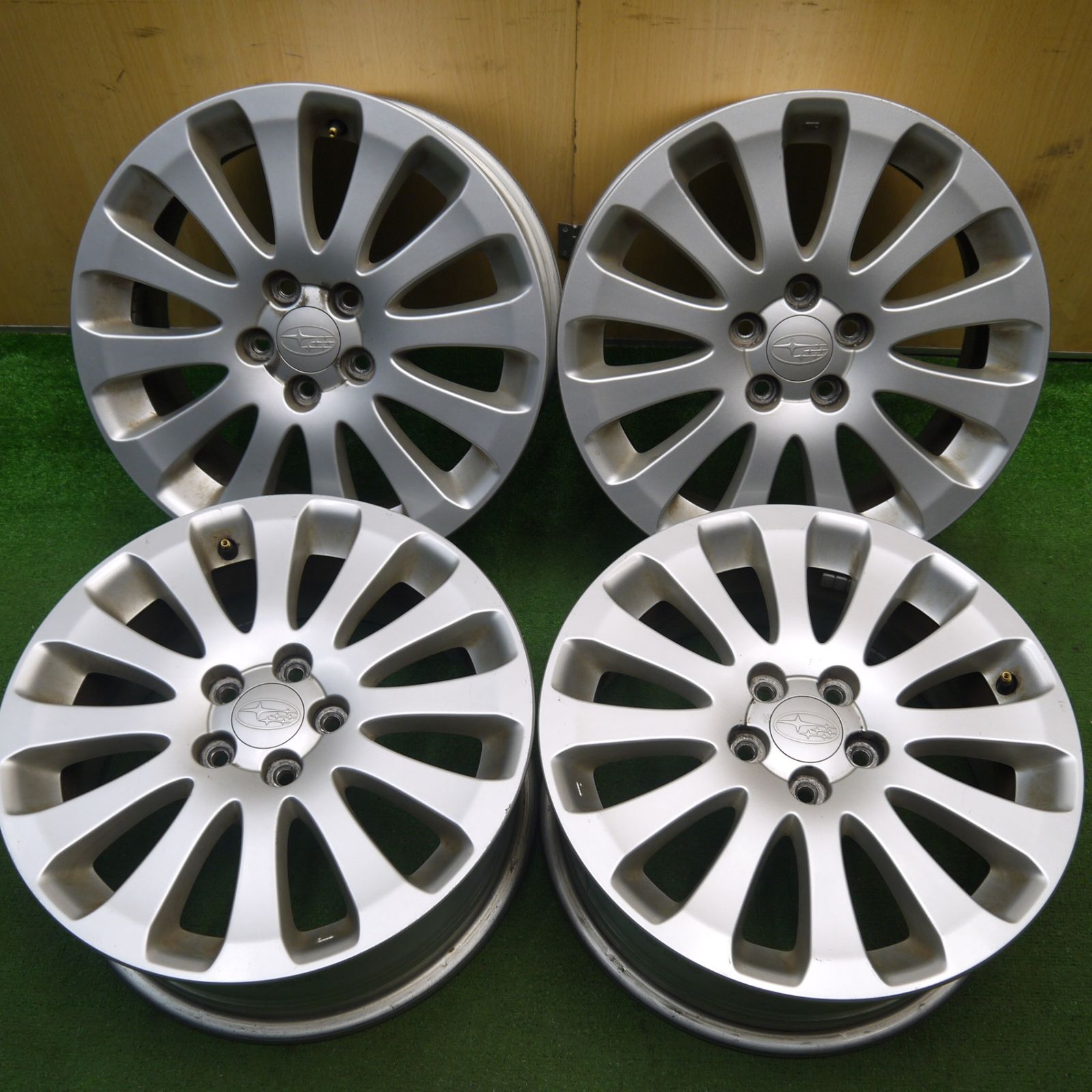 4本価格 スバル インプレッサ 純正 ホイール 16インチ 16×6.5JJ PCD100|5H 5061612Hホ