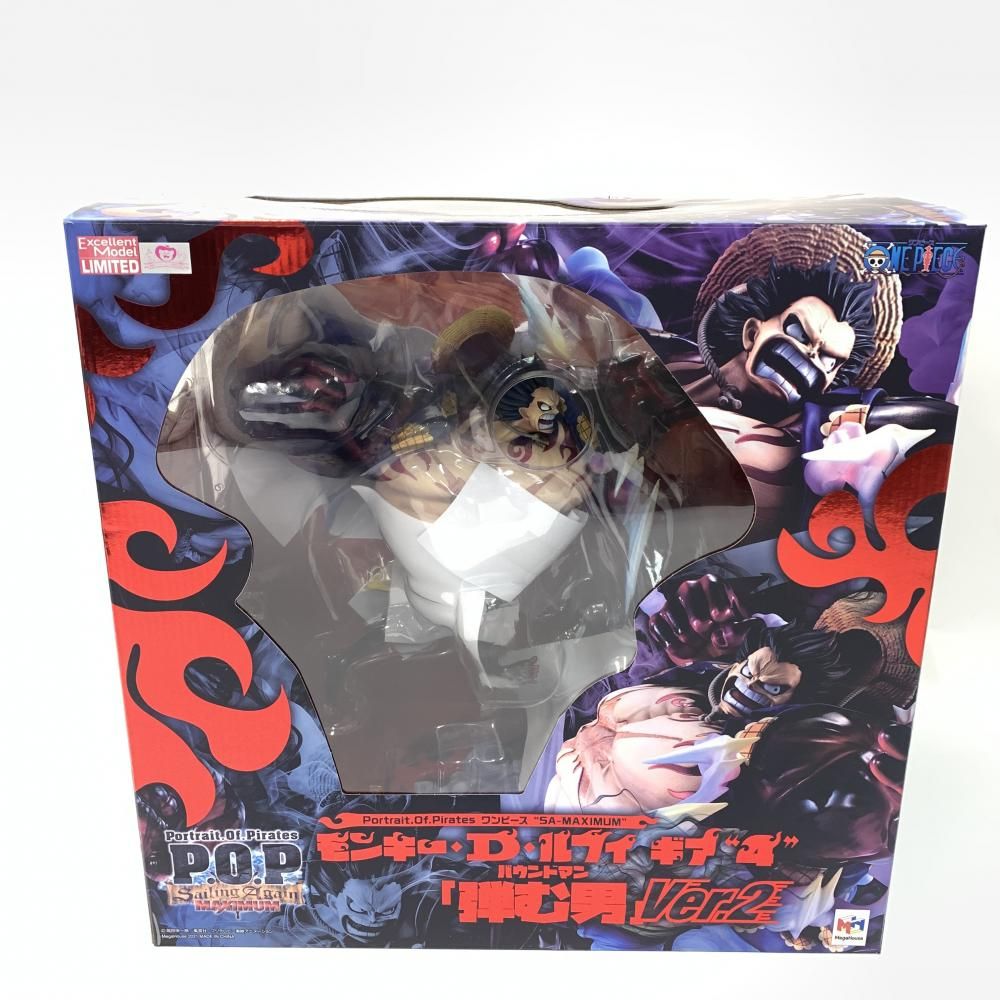 中古】開封)メガハウス Portrait.Of.Pirates ワンピース “SA-MAXIMUM”モンキー・D・ルフィ ギア“4” 弾む男 Ver.2[10]  - メルカリ