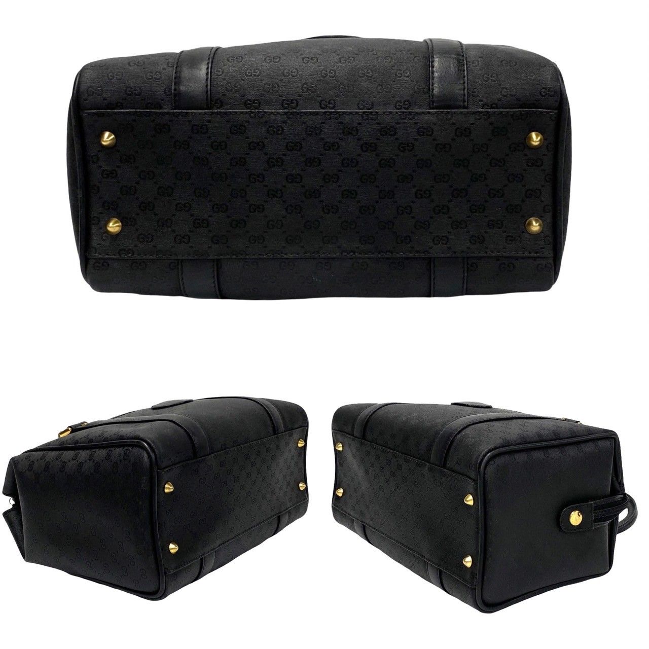 GUCCI グッチ ボストンバッグ マイクロGG ヴィンテージ VINTAGE GUCCI /グッチ】ボストンバッグ micro gg（ボストン