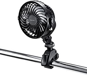 【新品・2営業日で発送】SANWASUPPLY サンワサプライ 小型クランプ扇風機(充電式) VEH-FAN1
