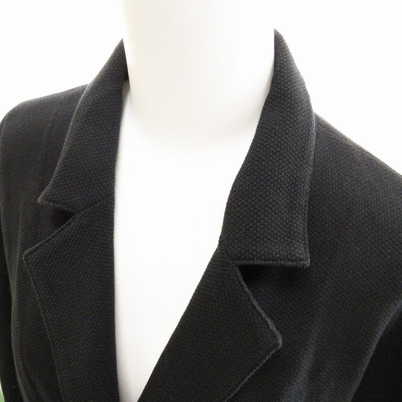 Demi-Luxe ボタン付きジャケット 36サイズ 黒 デミルクス