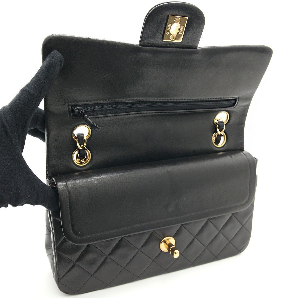 中古良品】シャネル マトラッセ 23 ダブルフラップ チェーン  