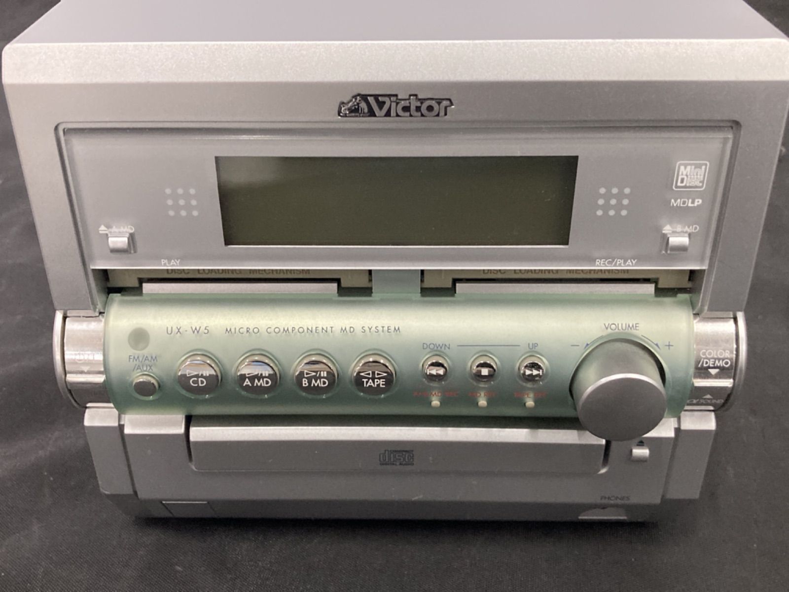 ジャンク ビクター MDコンポ CA-UXW5-S - メルカリ