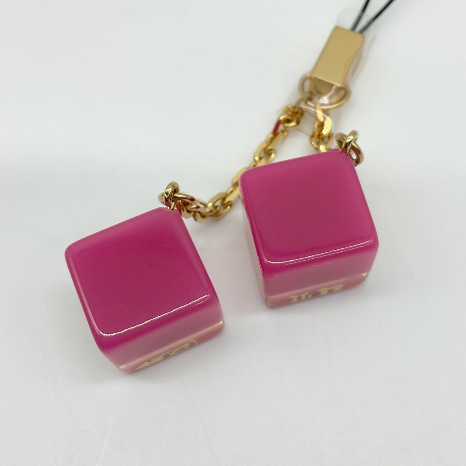 ルイヴィトン LV アンクルージョン キーホルダー ピンク M65407 ○LOUIS VUITTON ルイヴィトン アクセソワールテレフォンヌ アンク