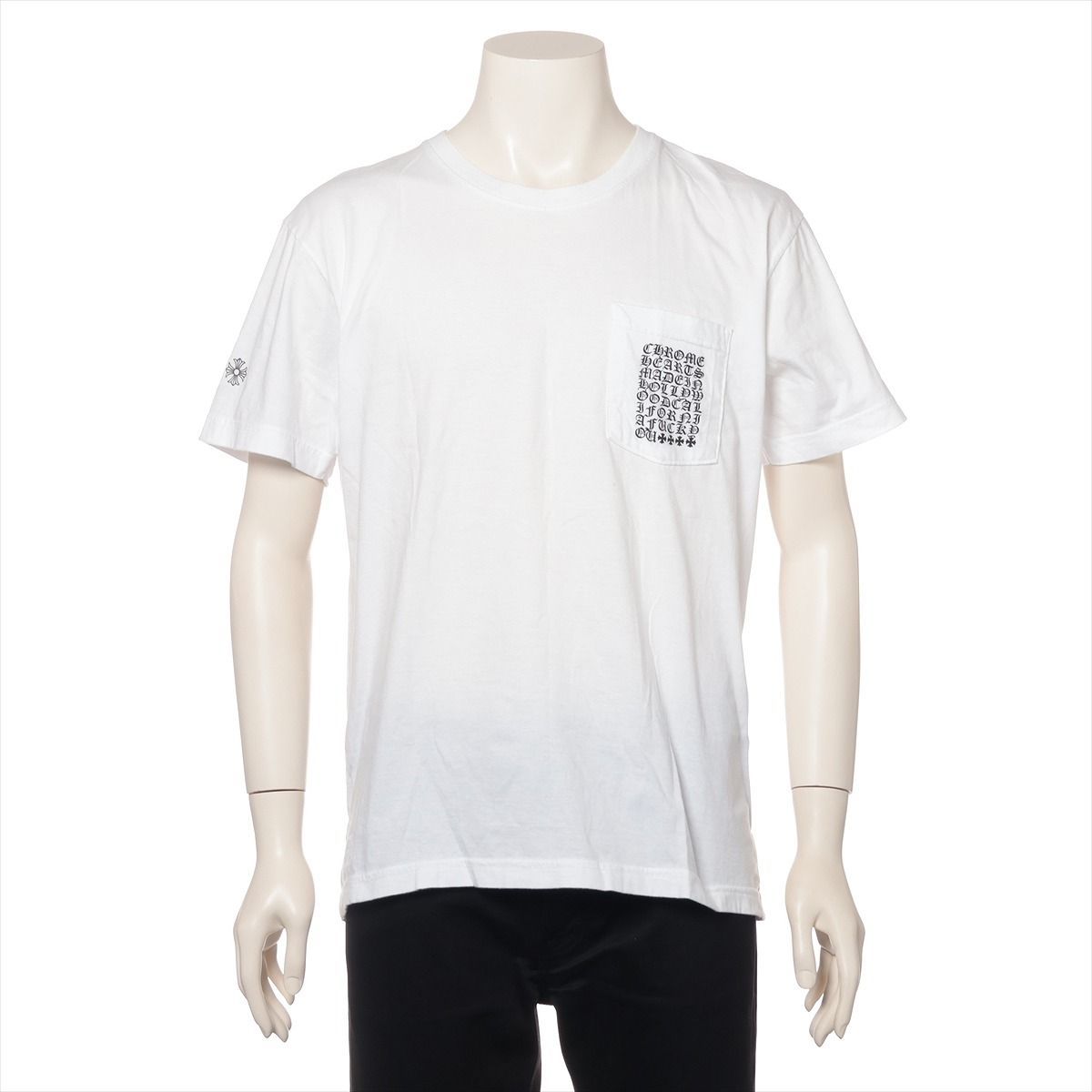 CHROME HEARTS マルチモチーフ Tシャツ メンズ L 白 ホワイト - メルカリ