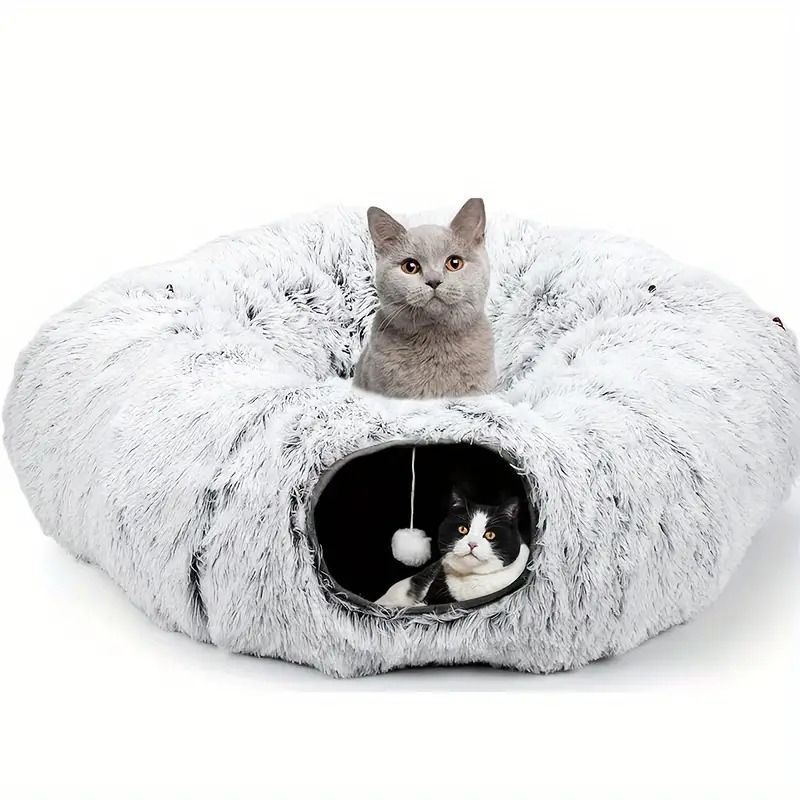 猫用ベッド ドーナツキャットトンネル