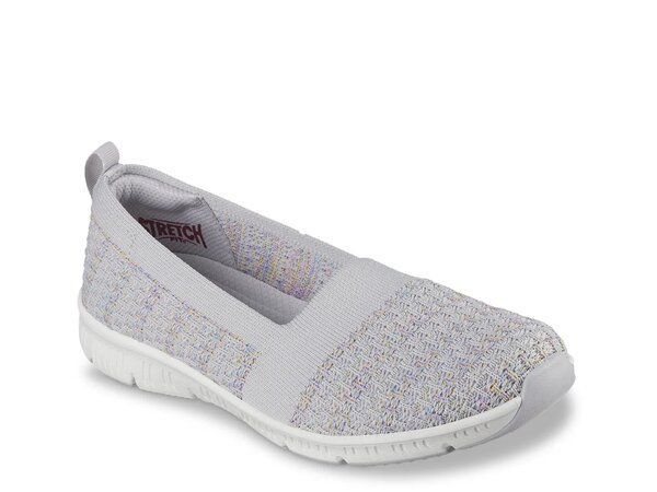 【送料無料】 スケッチャーズ レディース スリッポン・ローファー シューズ Be Cool Sherbet Skies Slip-On Grey