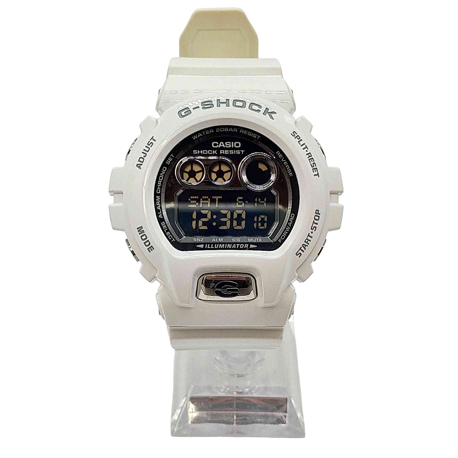 1円 美品 カシオ GD-X6900FB G-SHOCK メンズ腕時計 ホワイト AP145