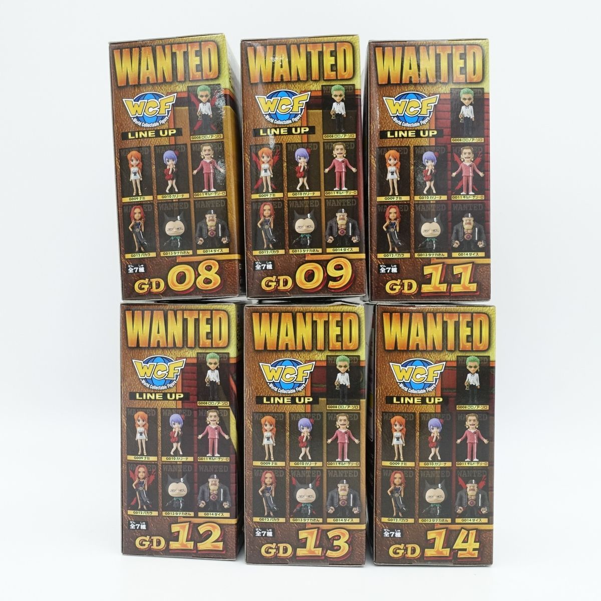 ONE PIECE FILM GOLD vol.2 WCF フィギュア 未開封 6種セット