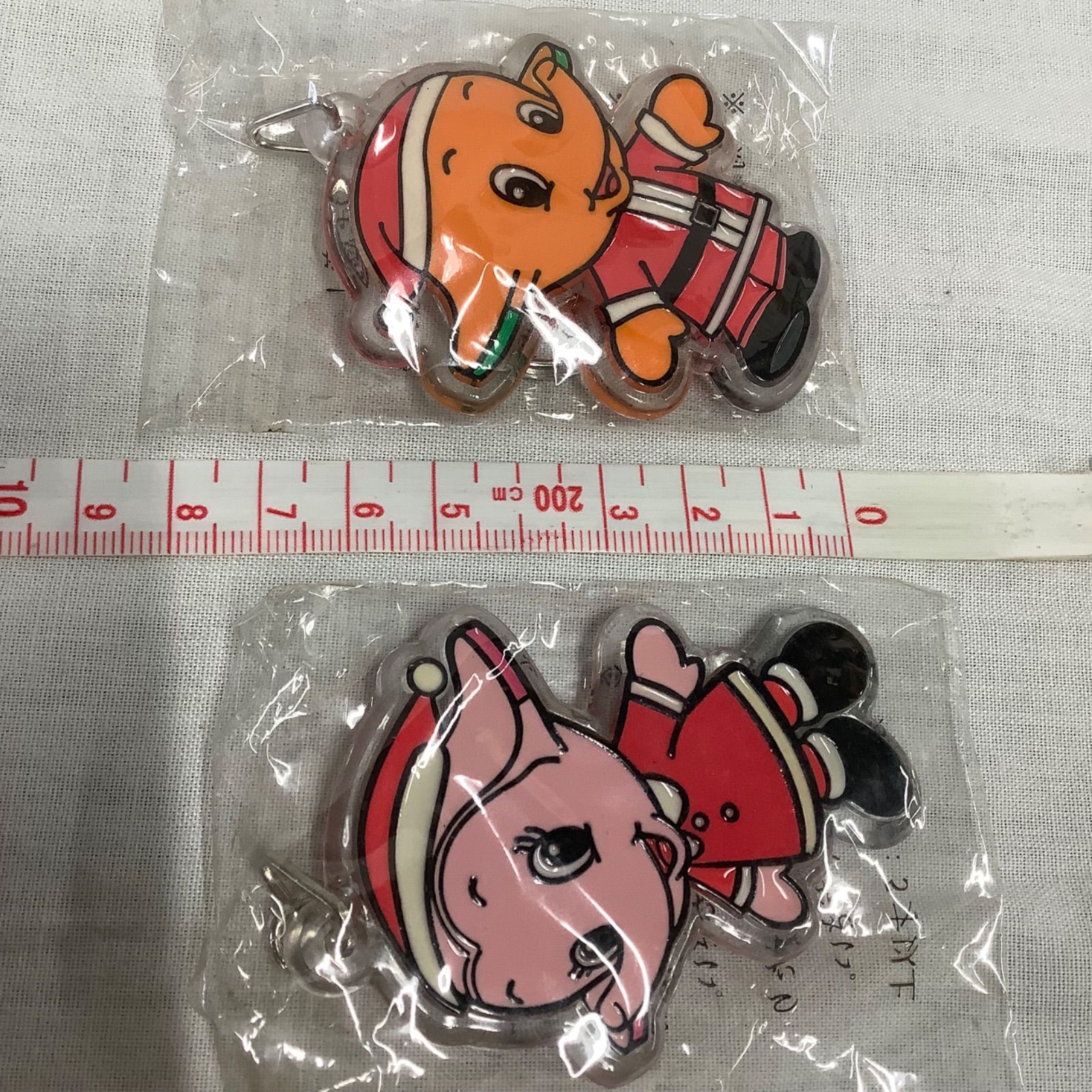 サトちゃんサトコちゃん キーホルダー 2個セット 佐藤製薬
