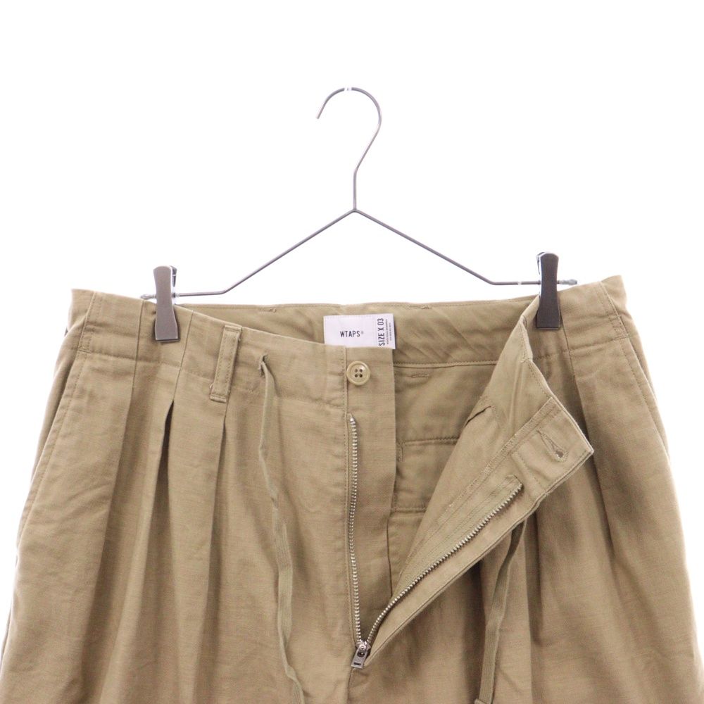 WTAPS (ダブルタップス) 21AW SHINOBI TROUSERS シノビ トラウザーパンツ ベージュ 212GWDT-PTM01 - メルカリ